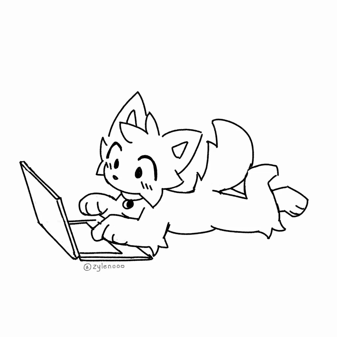 boykisser Typing by @zylenoo on X